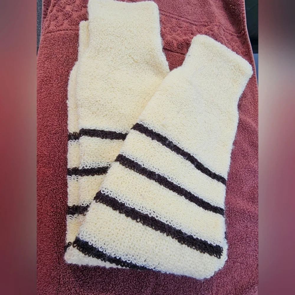 LONG KNIT LEG WARMERS/SOCKS ~ WARM ~ RARE CLASSIC FIND ~ DANCE/ACTIVE WEAR 24